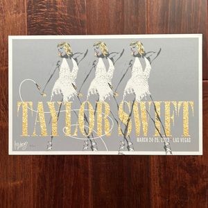 Taylor Swift Eras Tour VIP poster from Las Vegas!